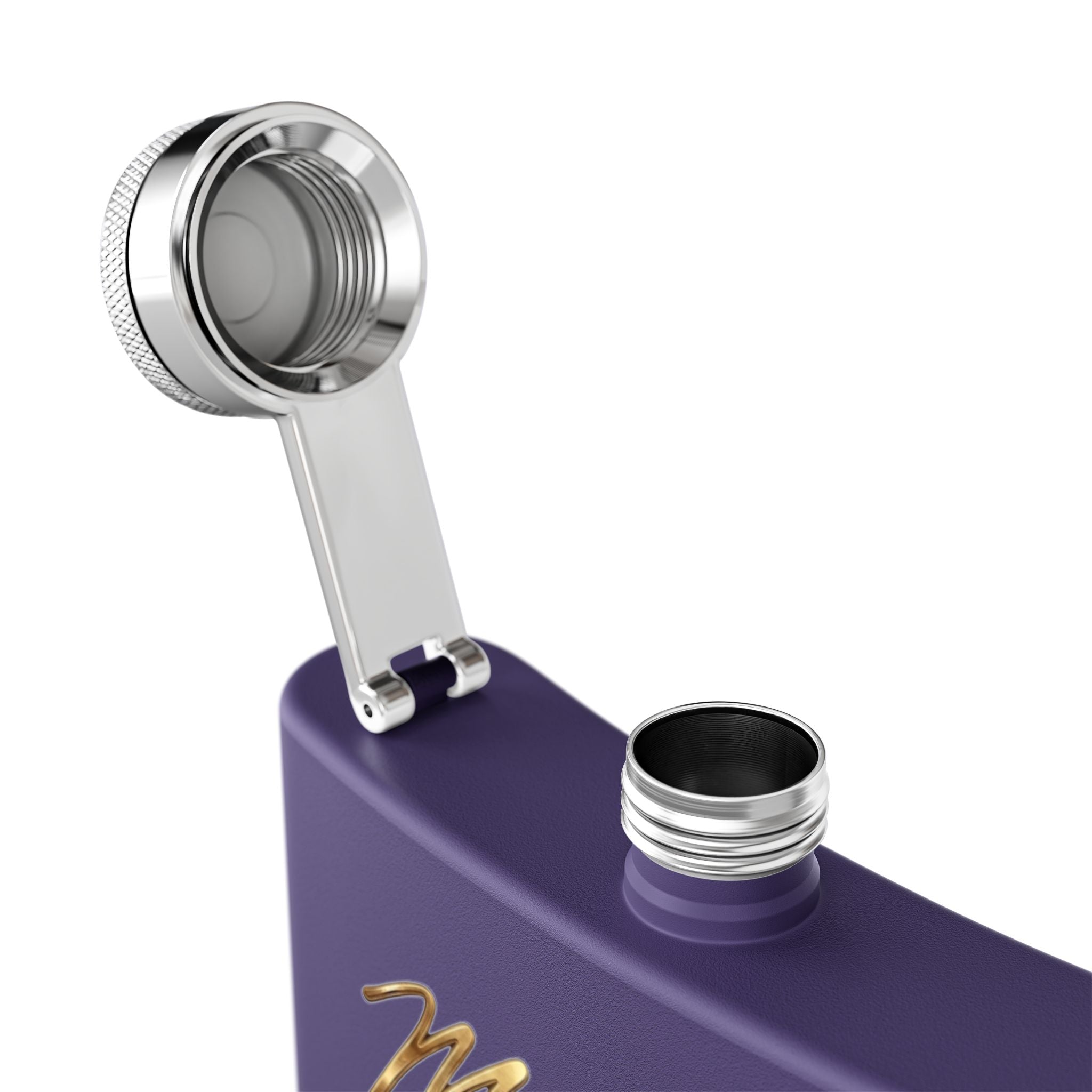 6 oz Stainless Steel Flask — "Michael Jackson" Montage Design