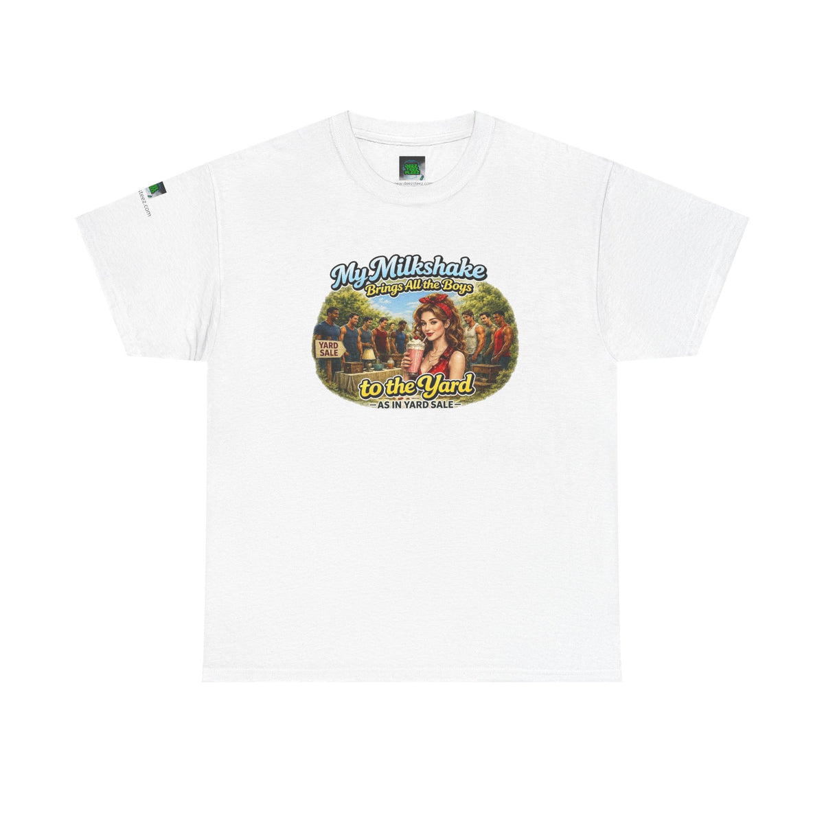 Vintage 'My Milkshake Brings All the Boys to the Yard' Graphic Tee