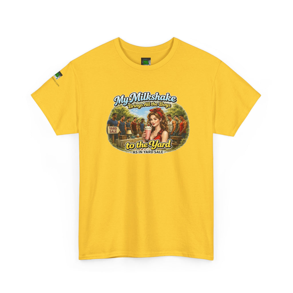 Vintage 'My Milkshake Brings All the Boys to the Yard' Graphic Tee