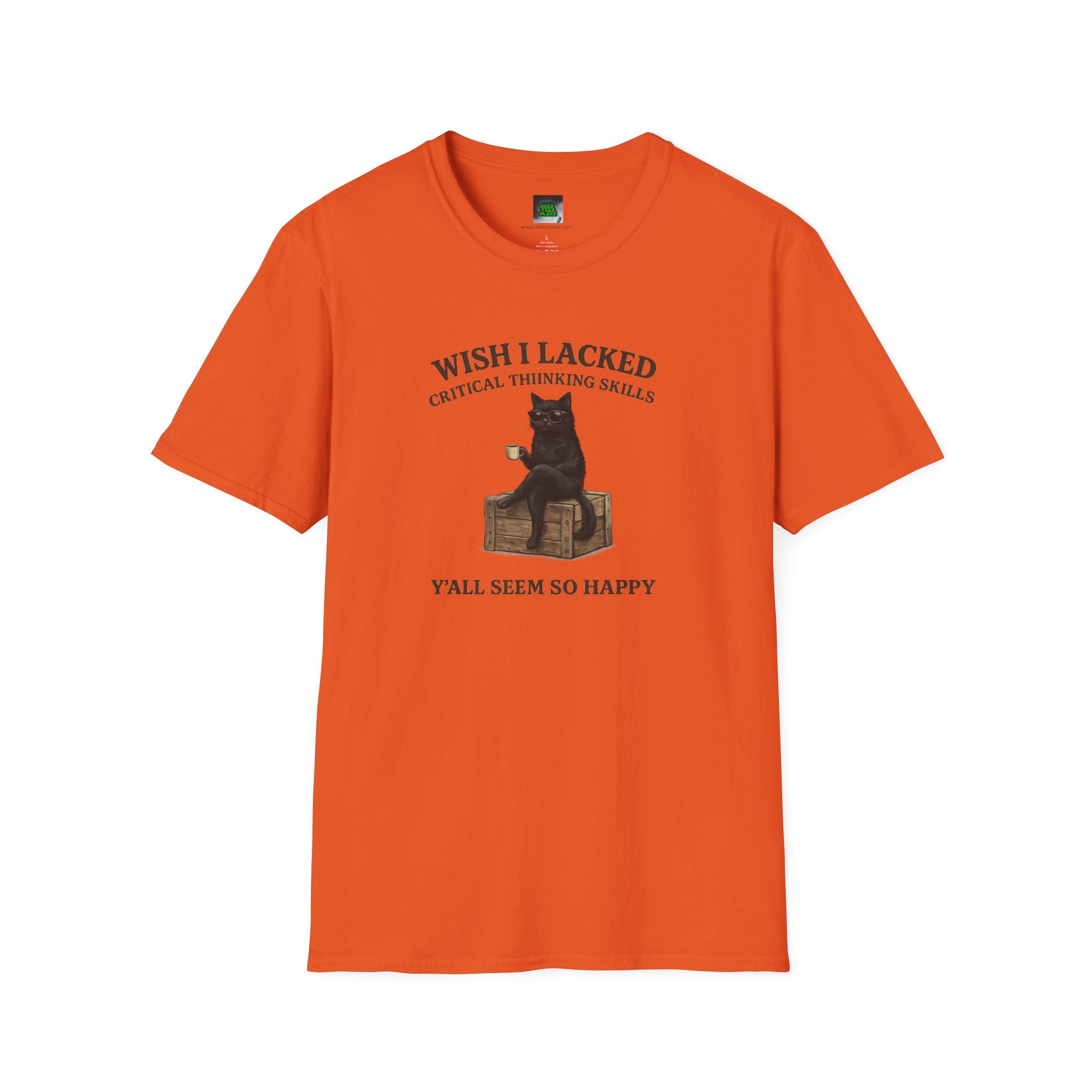 Unisex Softstyle T-Shirt "I Wish Cool Cat"