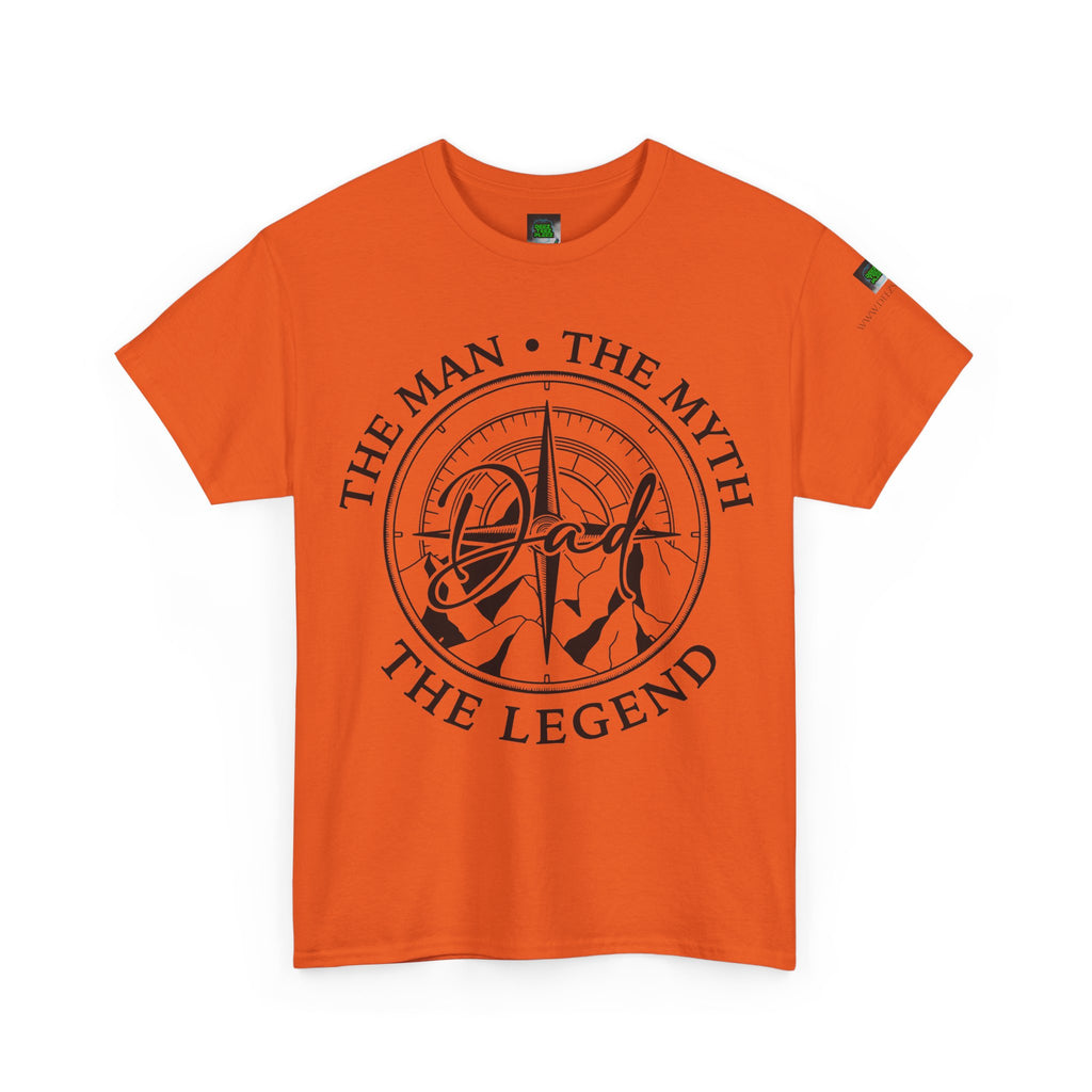 Dad Badge T-Shirt — "The Man • The Myth • The Legend" Vintage Tee