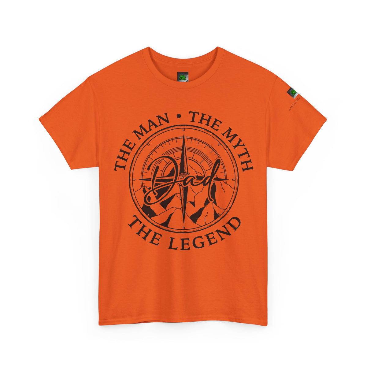 Dad Badge T-Shirt — "The Man • The Myth • The Legend" Vintage Tee