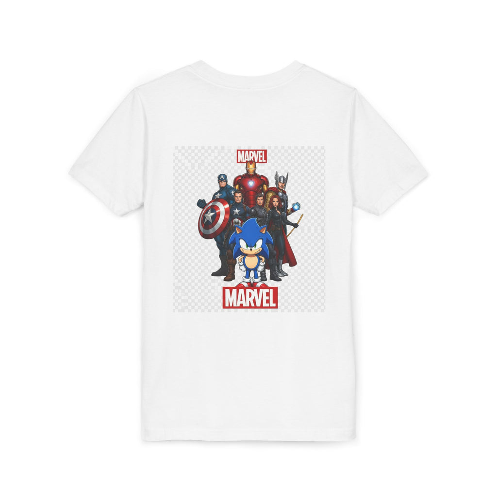 Kids Marvel & Spider-Verse Superhero Tee — Sonic & Avengers Graphic Youth T-Shirt
