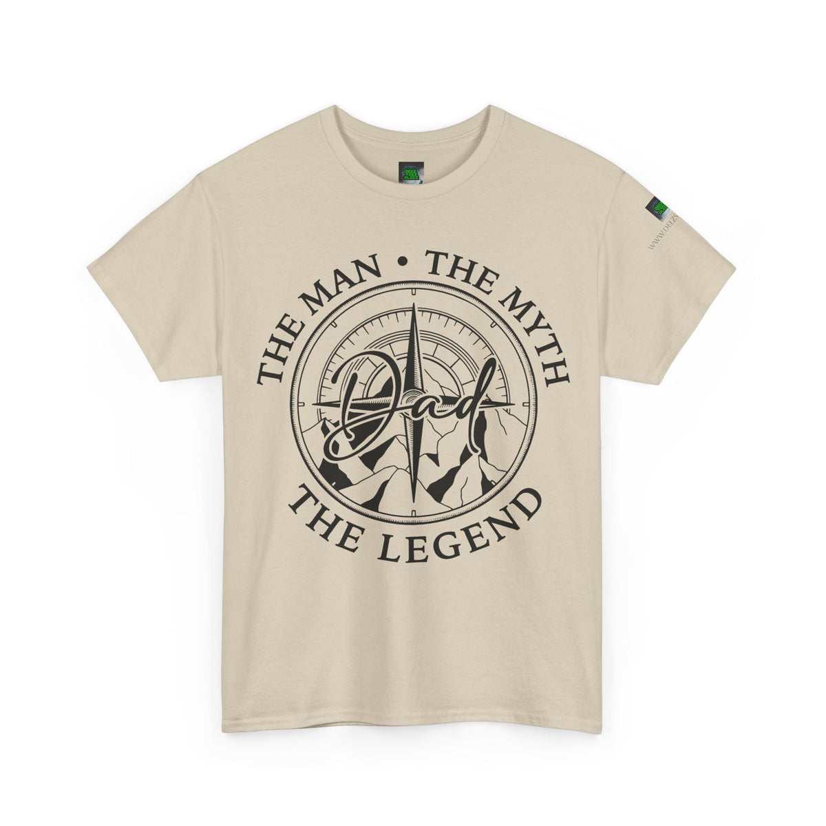 Dad Badge T-Shirt — "The Man • The Myth • The Legend" Vintage Tee