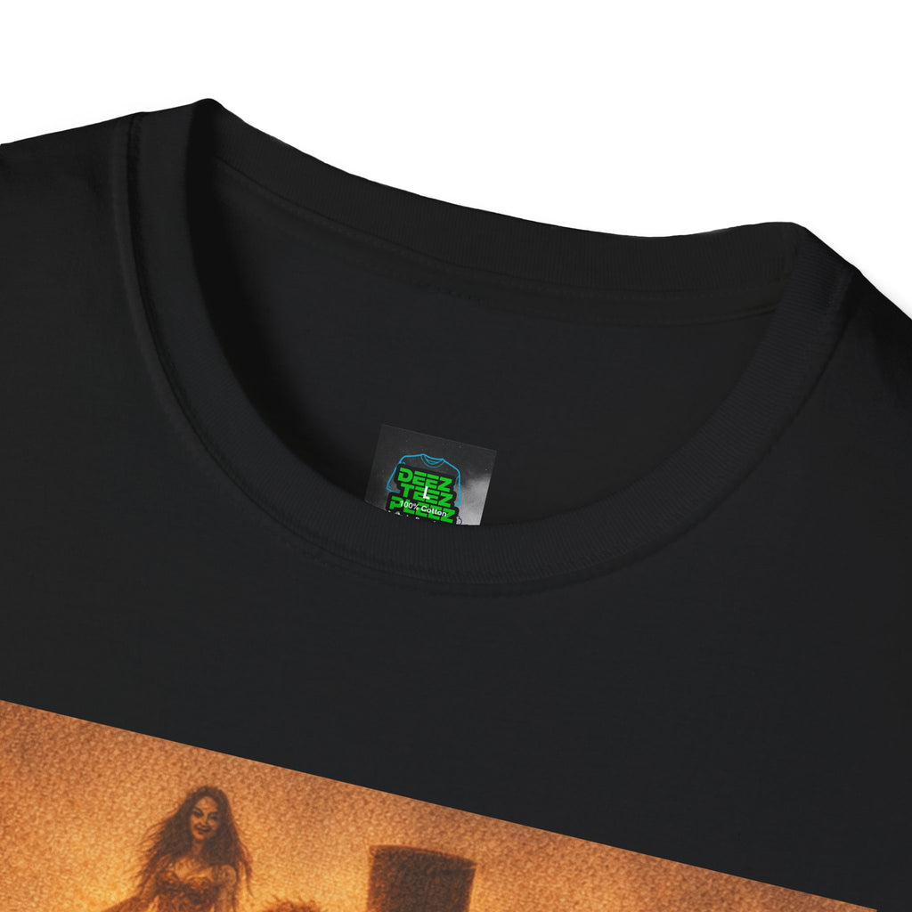 Horror Icons Halloween T-Shirt – Retro Slasher Movie Collage