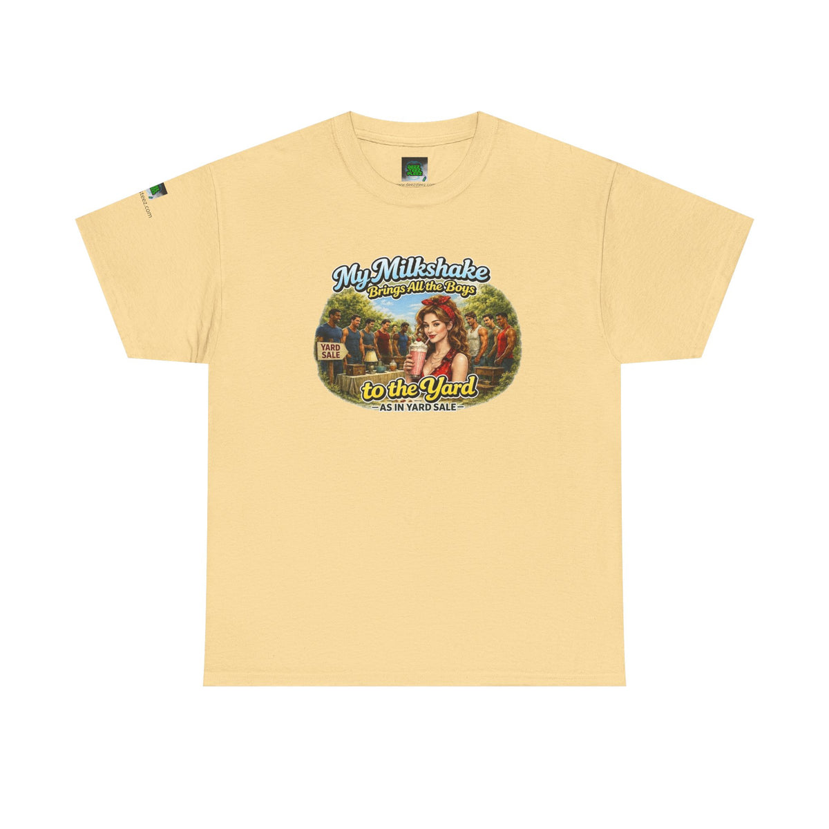 Vintage 'My Milkshake Brings All the Boys to the Yard' Graphic Tee