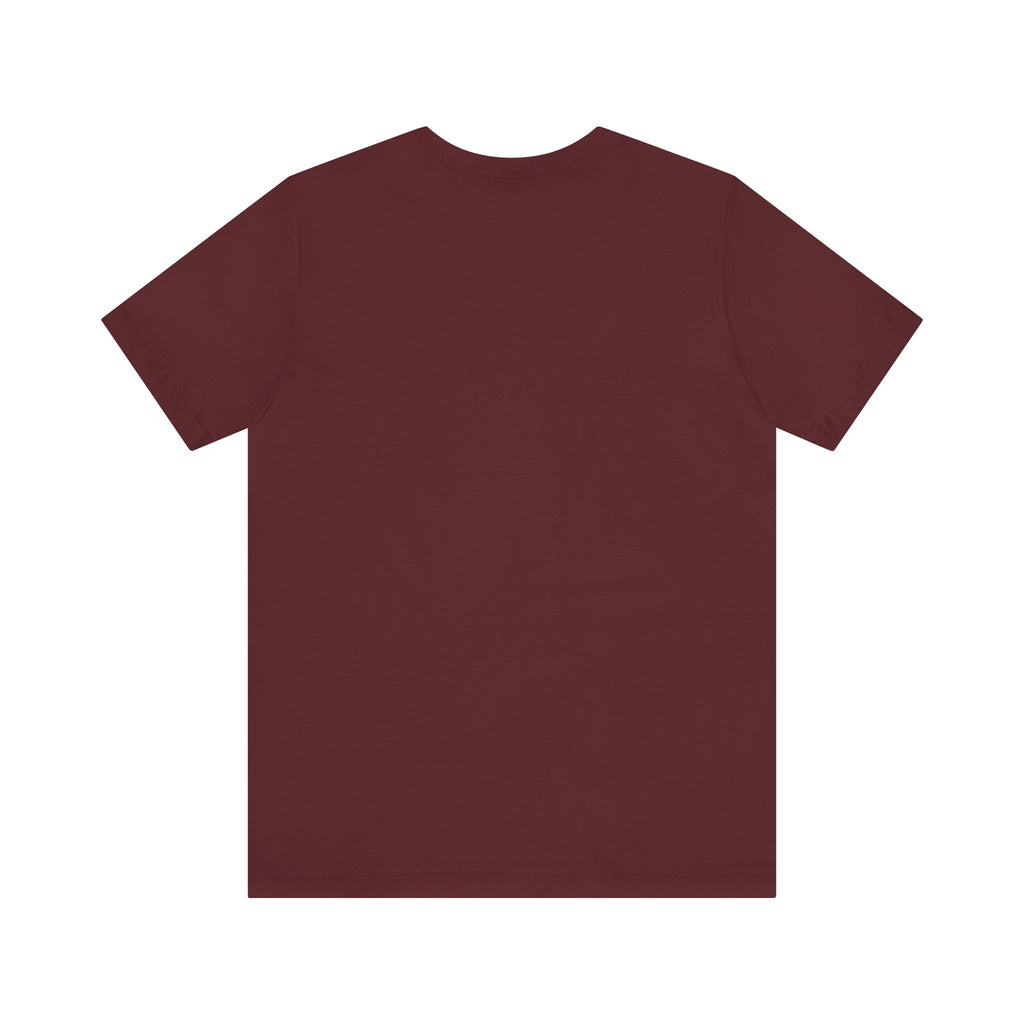 Cute Bear Graphic Tee — Small Chest Print Cotton T-Shirt