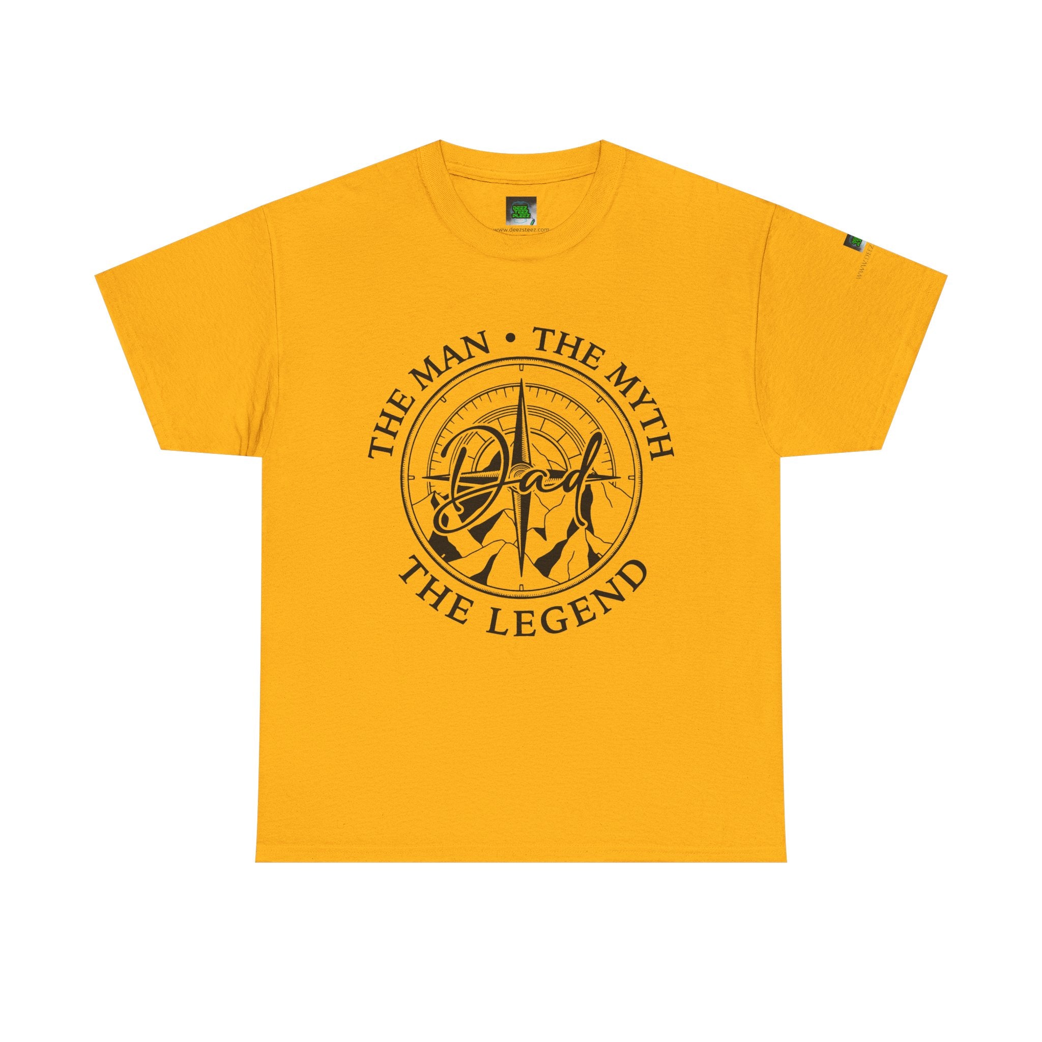 Dad Badge T-Shirt — "The Man • The Myth • The Legend" Vintage Tee