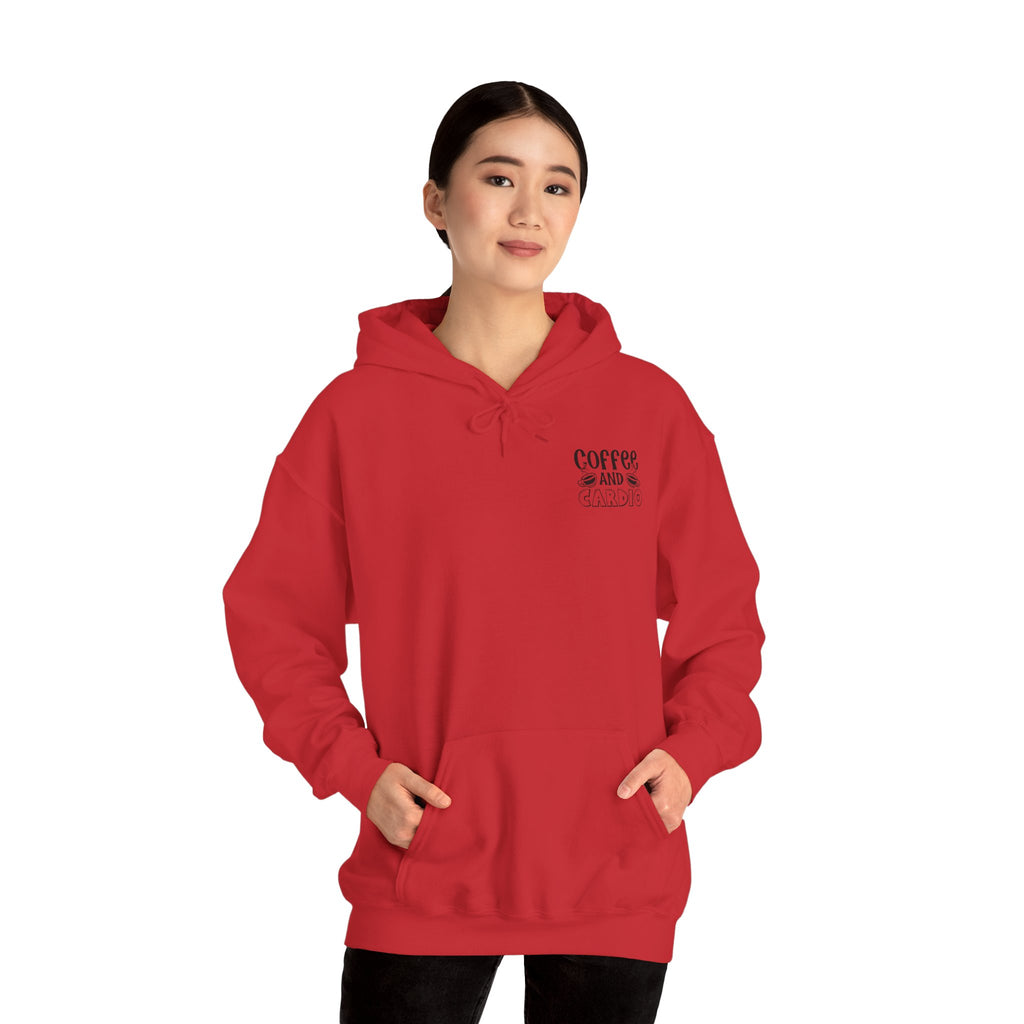 Coffee And Menacing Plants Hoodie — Cute Coffee Plant Graphic Sweatshirt