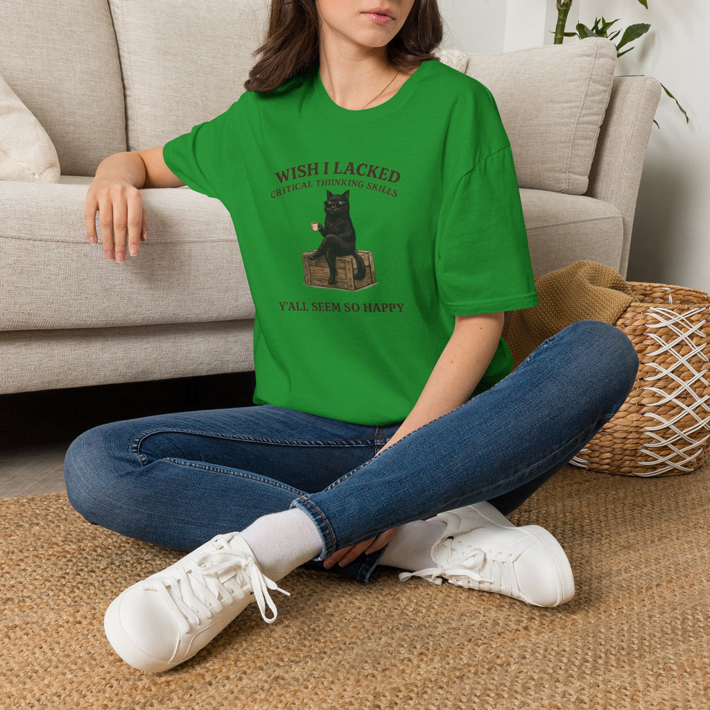 Unisex Softstyle T-Shirt "I Wish Cool Cat"