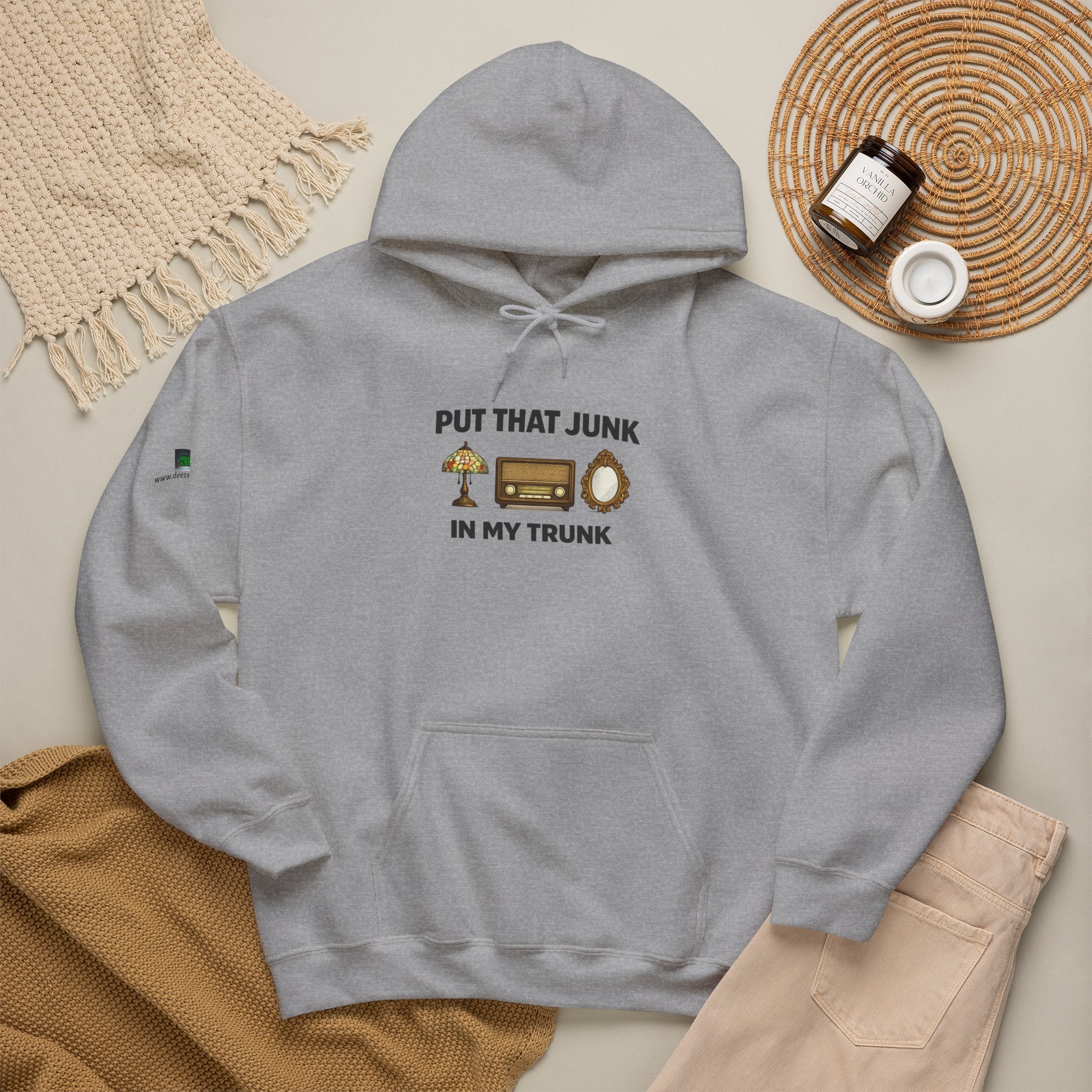 Hoodie “Put That Junk In My Trunk” Vintage RV Camping Graphic