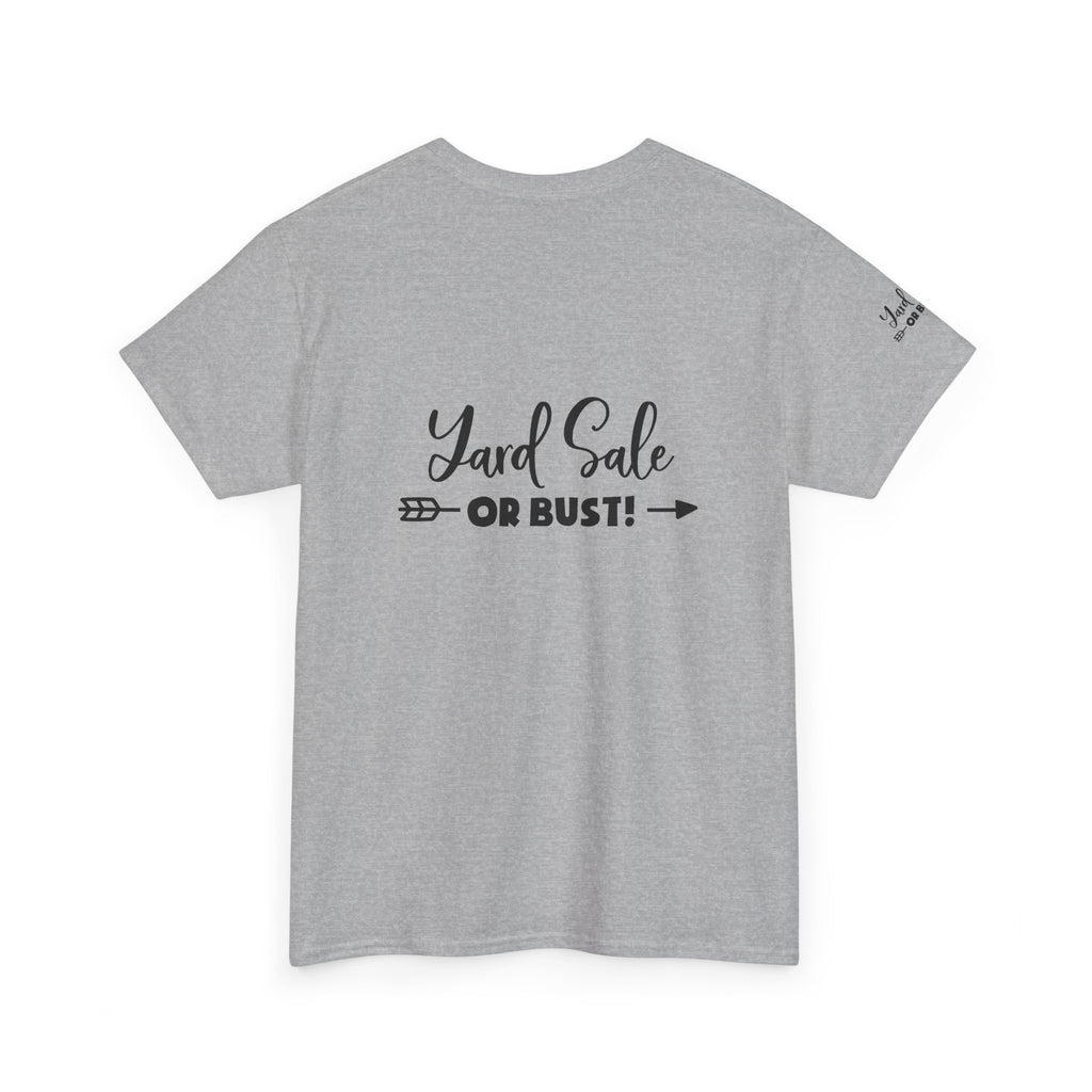 Unisex Heavy Cotton Tee Yard Sales OLD STUFF/ New Treasure