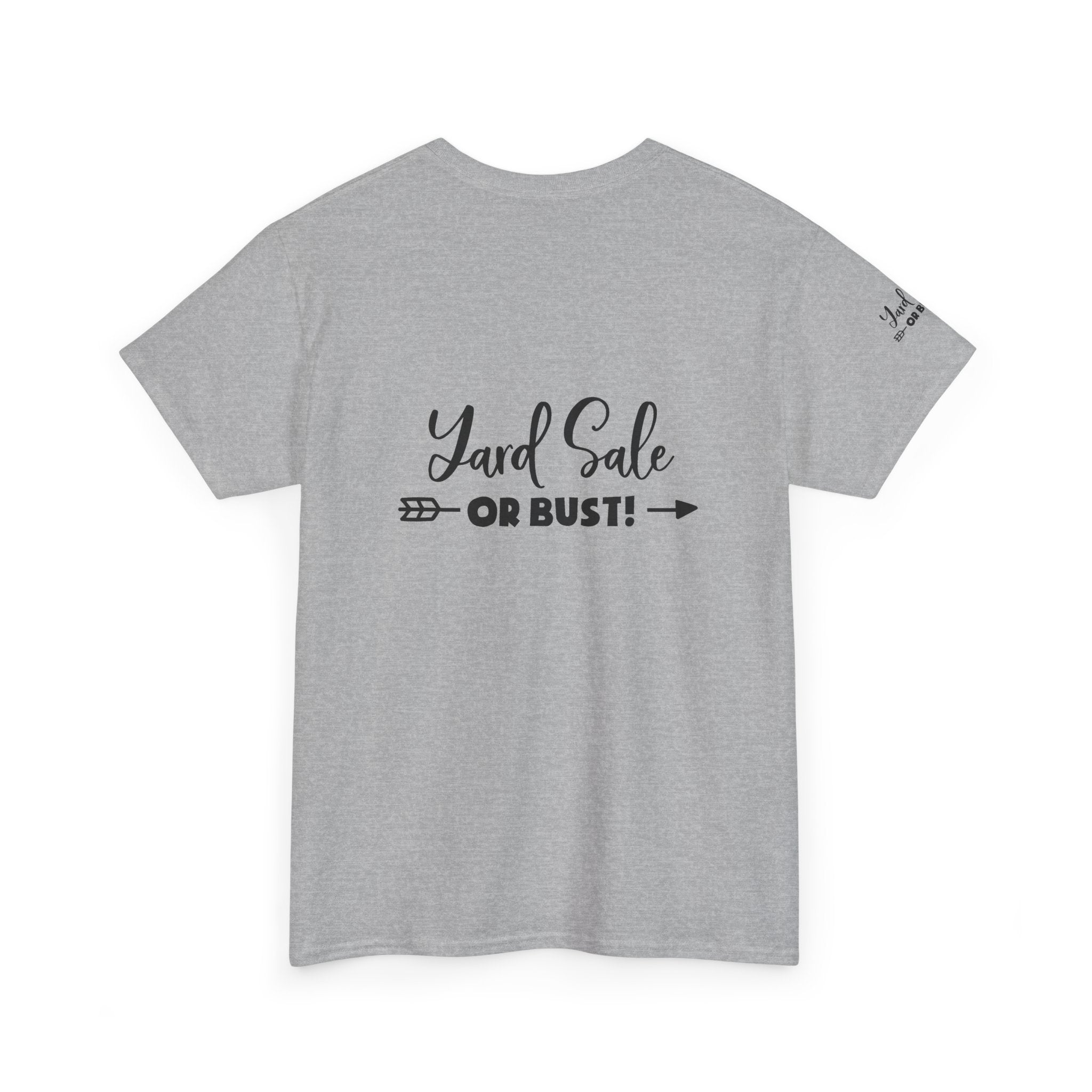Unisex Heavy Cotton Tee Yard Sales OLD STUFF/ New Treasure
