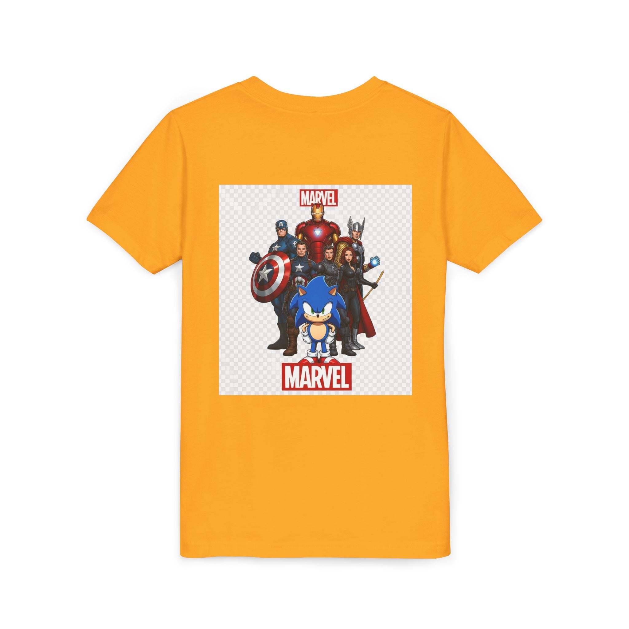 Kids Marvel & Spider-Verse Superhero Tee — Sonic & Avengers Graphic Youth T-Shirt