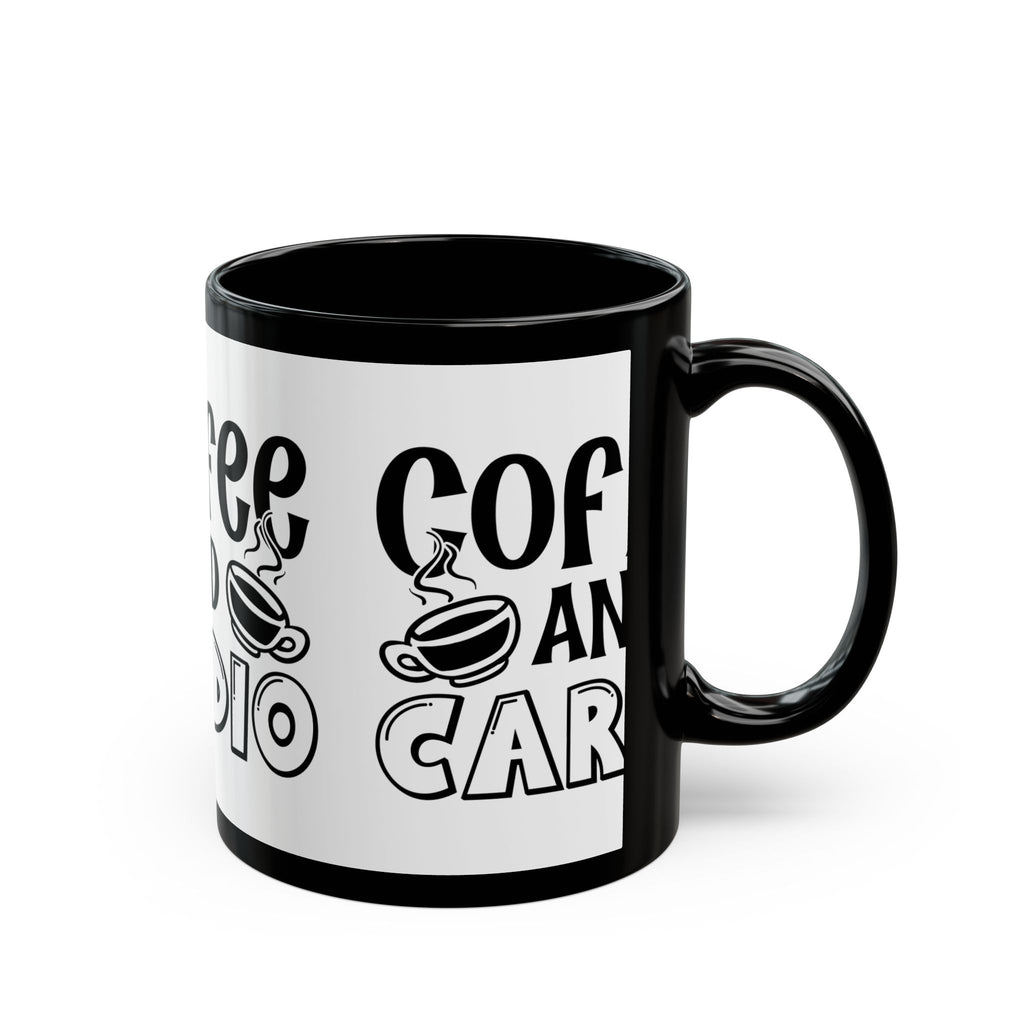 Coffee and Cardio Mug — Funny Fitness Coffee Cup for Gym Lovers