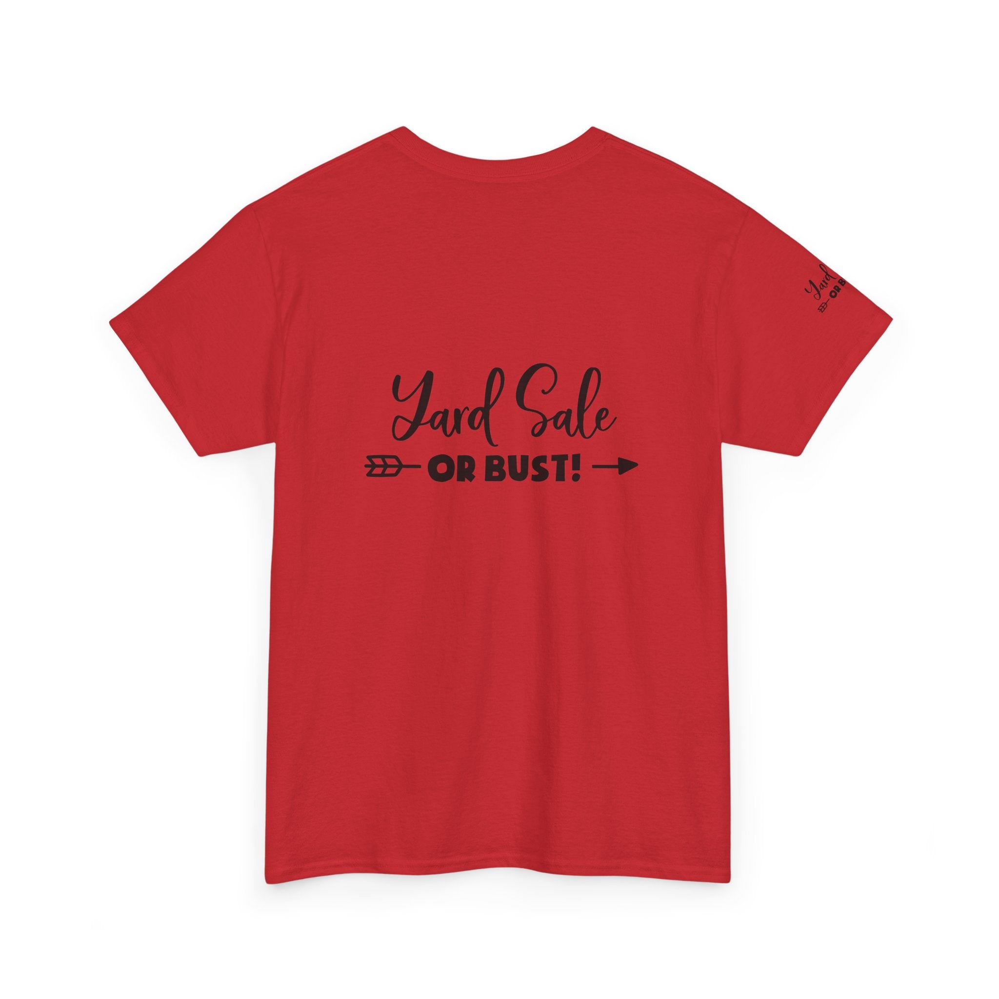 Unisex Heavy Cotton Tee Yard Sales OLD STUFF/ New Treasure
