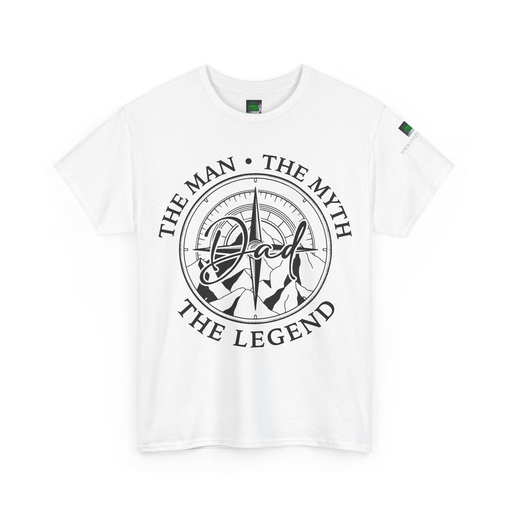 Dad Badge T-Shirt — "The Man • The Myth • The Legend" Vintage Tee