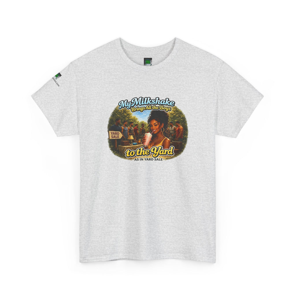 Copy of Retro Milkshake Shop Graphic Tee — "My Milkshake Brings All The Boys To The Yard" Vintage Art