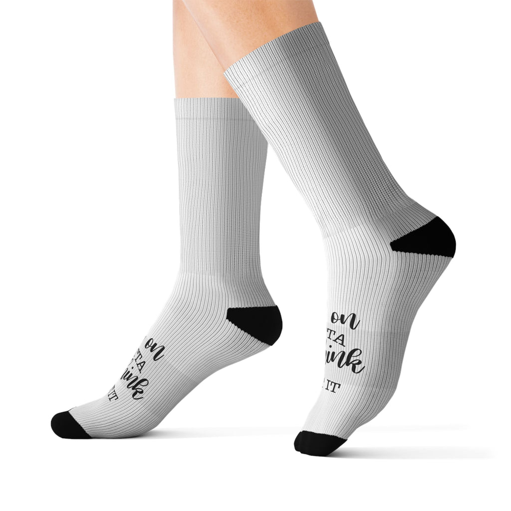 Personalized Photo Sublimation Socks — Custom Memory Photo Crew Socks