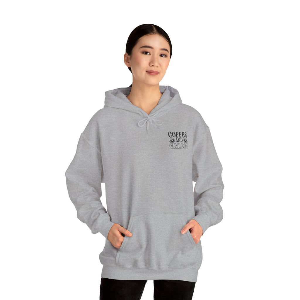Coffee And Menacing Plants Hoodie — Cute Coffee Plant Graphic Sweatshirt
