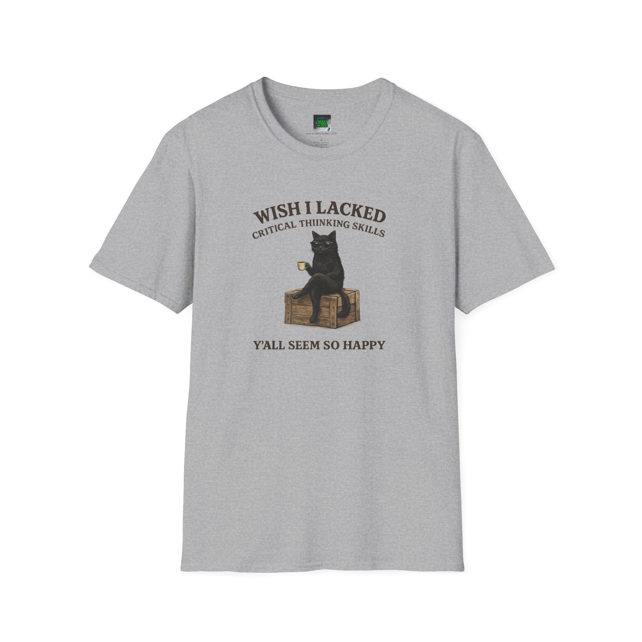 Unisex Softstyle T-Shirt "I Wish Cool Cat"