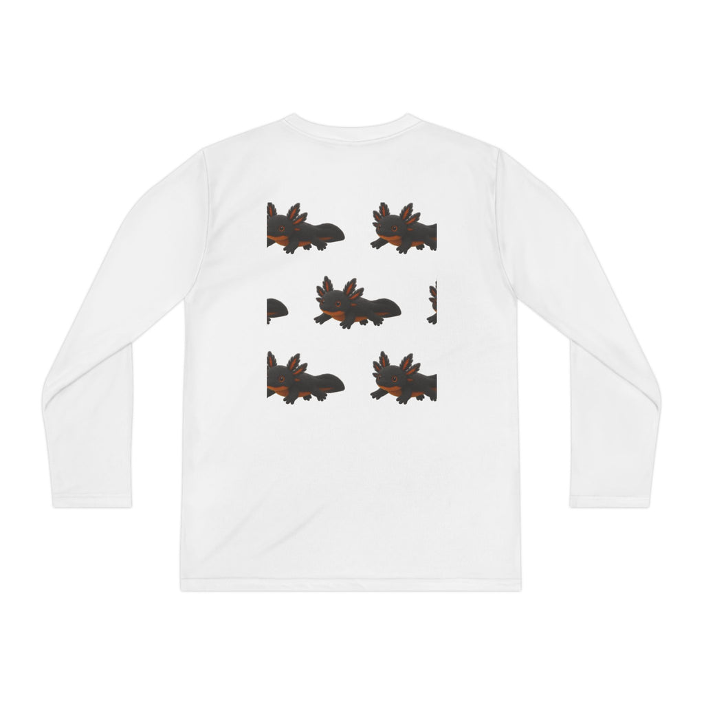 Axolotl Fun Facts Youth Long Sleeve Tee — "Water Salamander"