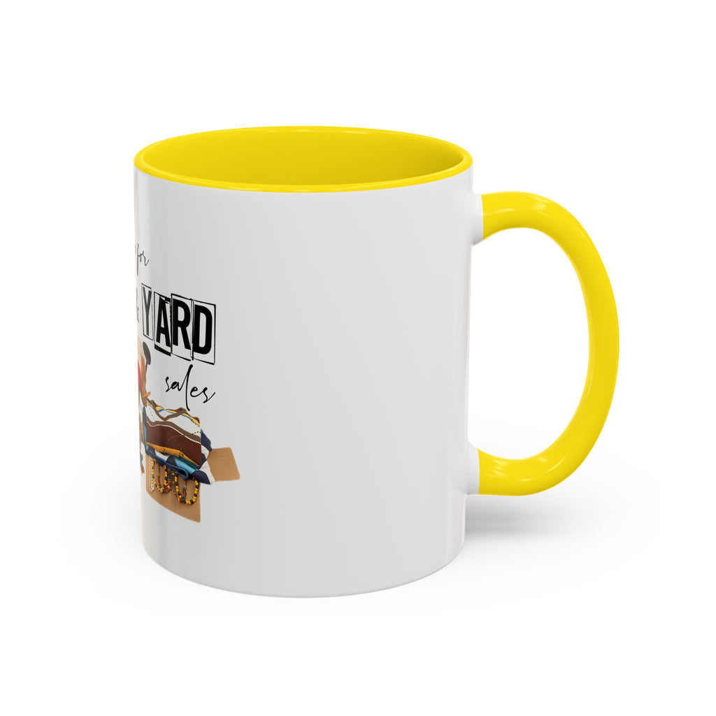 Garage & Yard Sale Coffee Mug — "I Brake for Garage & Yard Sales" Accent Mug