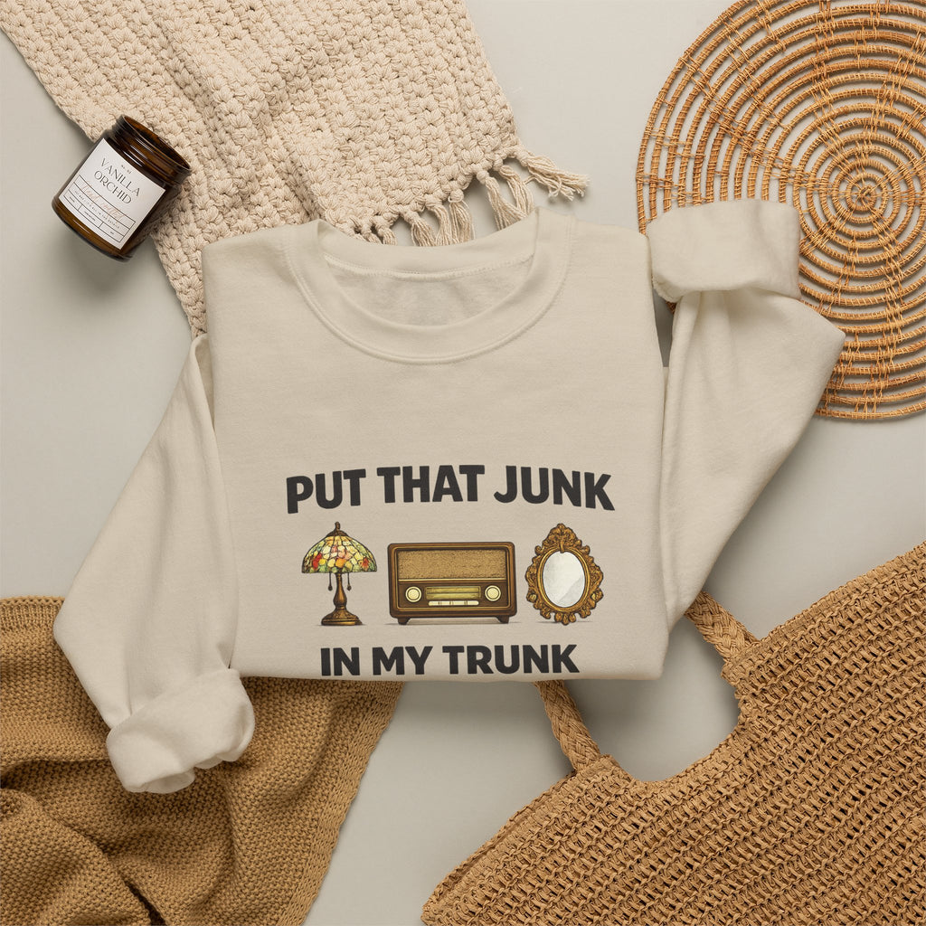 Put That Junk in My Trunk Vintage Thrift Crewneck Sweatshirt