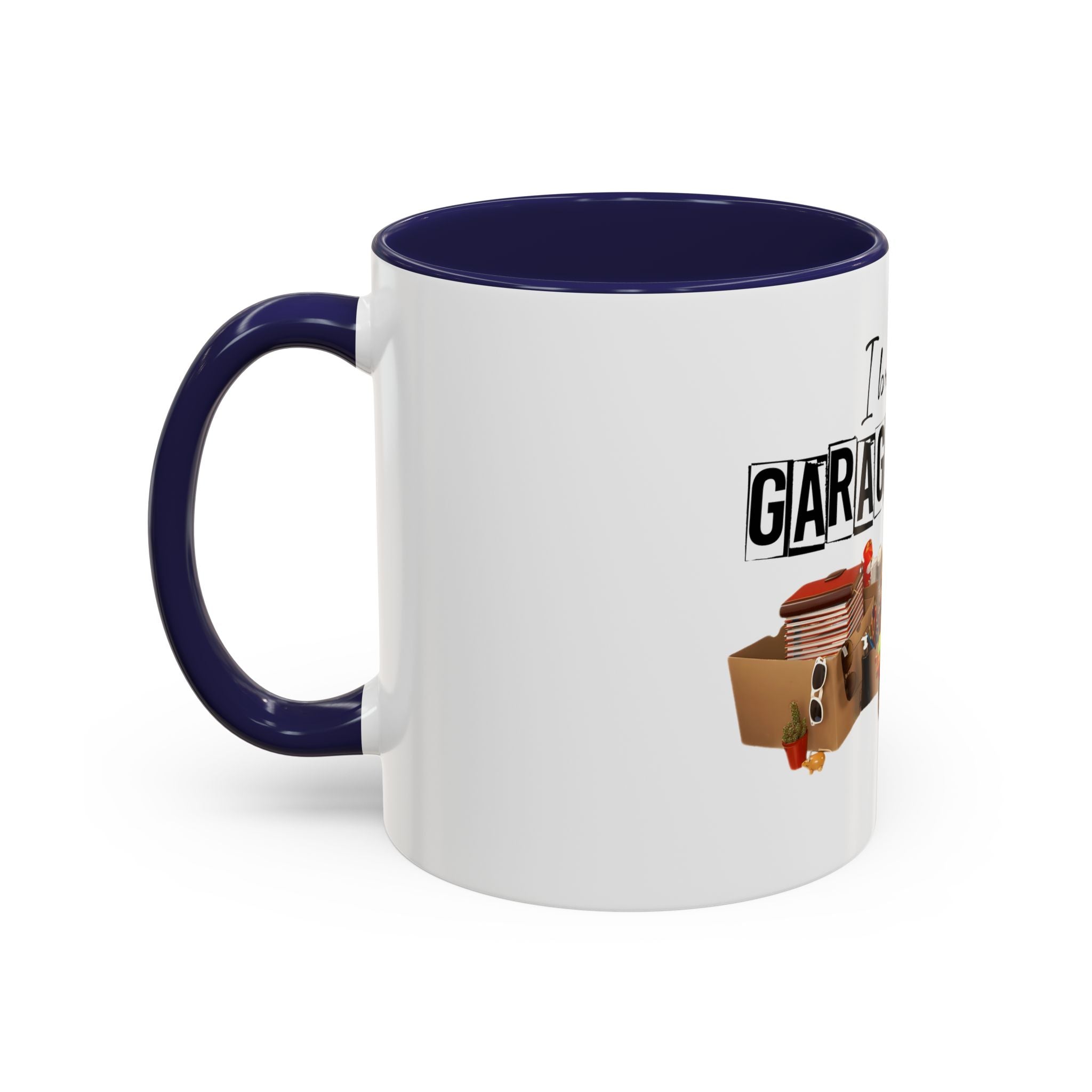 Garage & Yard Sale Coffee Mug — "I Brake for Garage & Yard Sales" Accent Mug