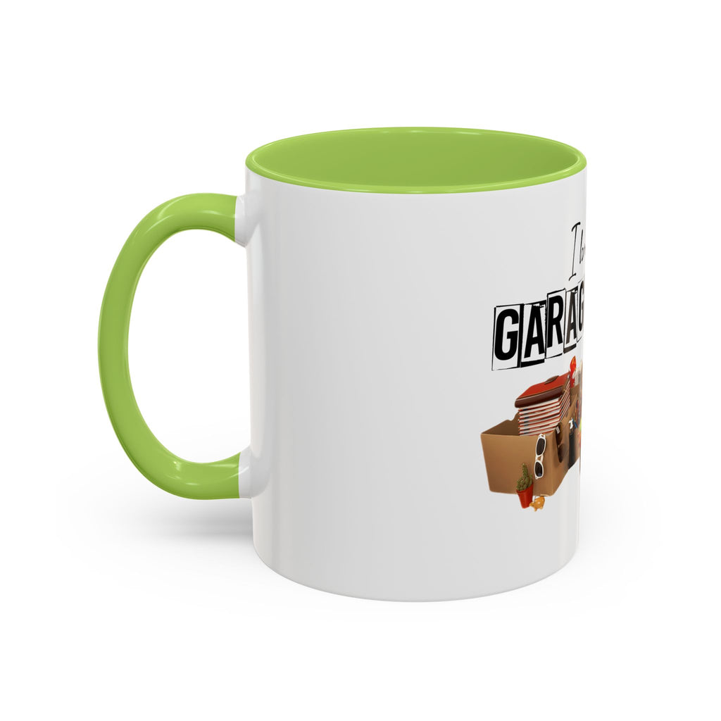 Garage & Yard Sale Coffee Mug — "I Brake for Garage & Yard Sales" Accent Mug