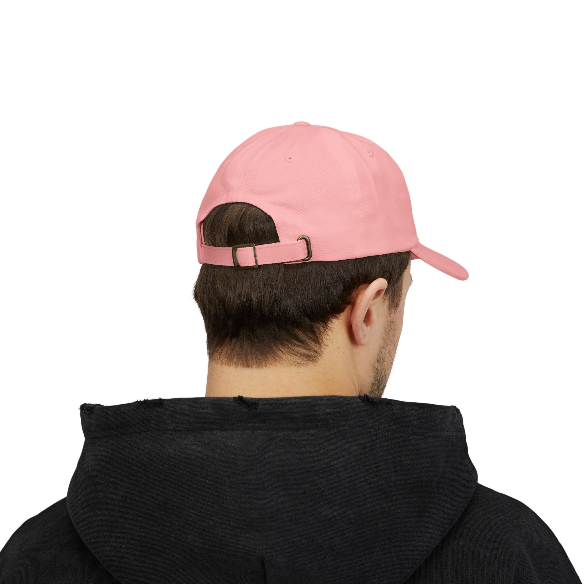 Pause Embroidered Classic Dad Cap — White Relaxation Hat