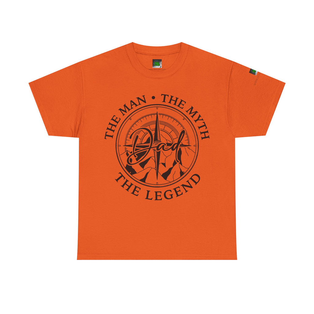 Dad Badge T-Shirt — "The Man • The Myth • The Legend" Vintage Tee