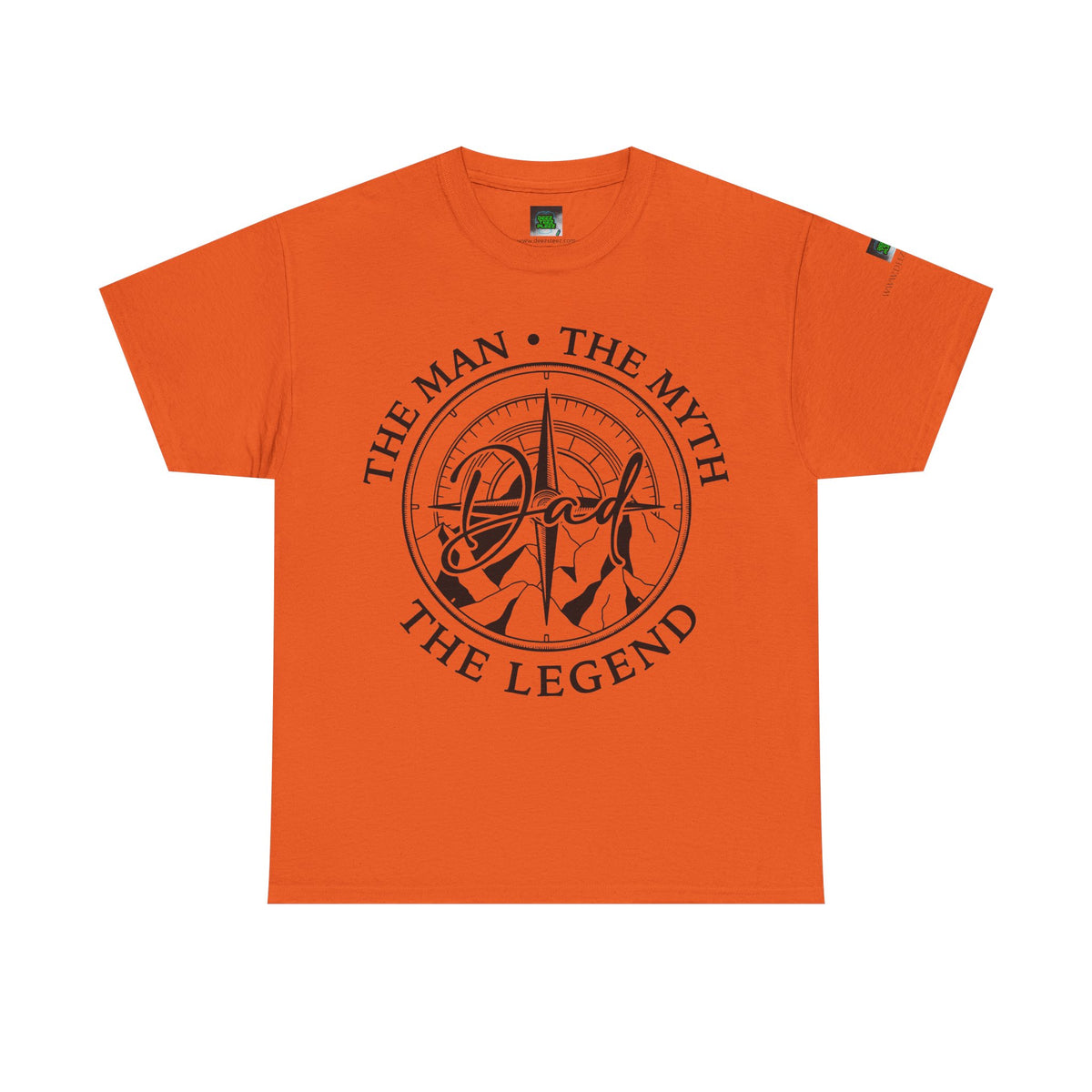 Dad Badge T-Shirt — "The Man • The Myth • The Legend" Vintage Tee