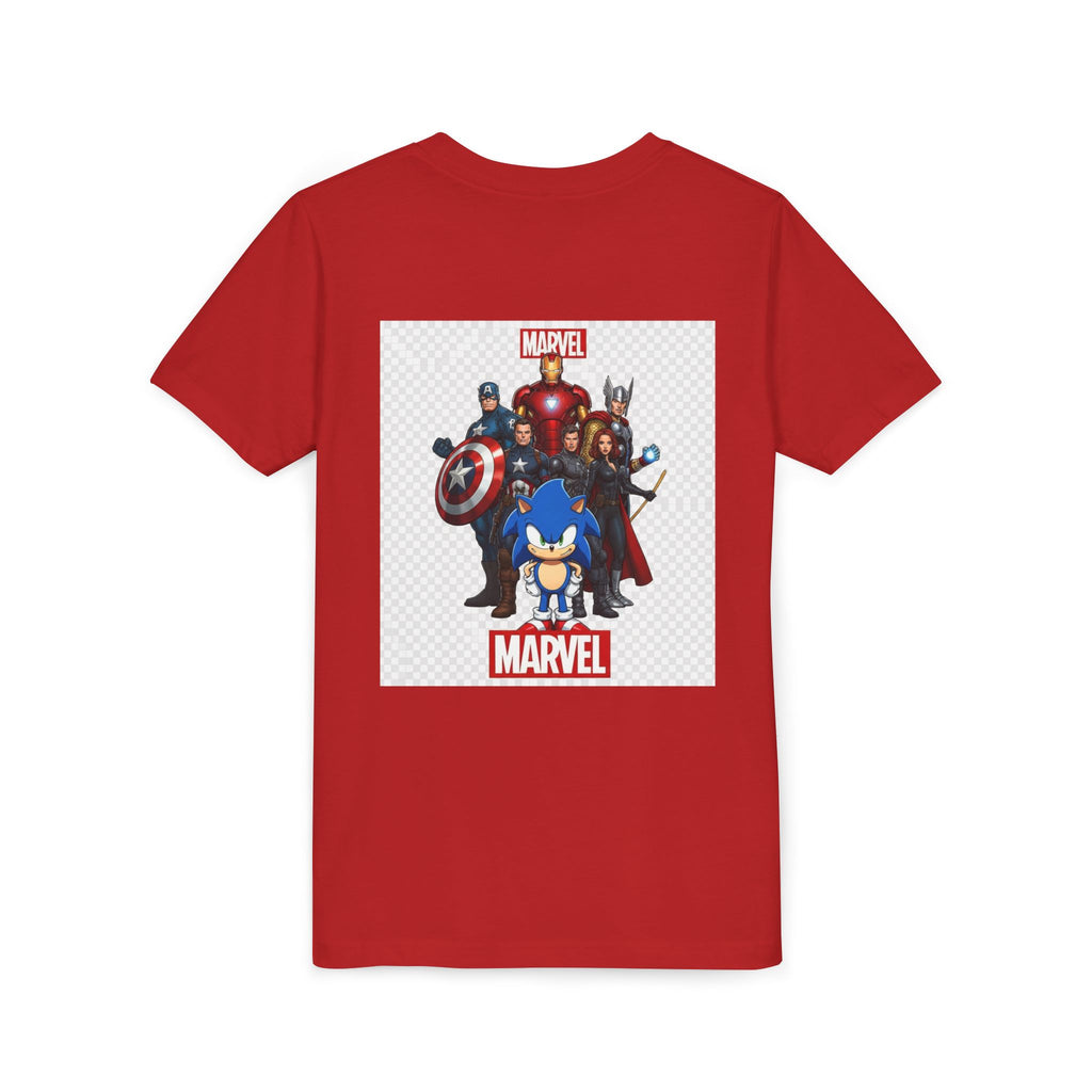 Kids Marvel & Spider-Verse Superhero Tee — Sonic & Avengers Graphic Youth T-Shirt