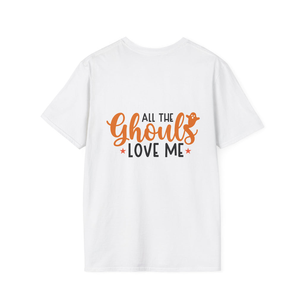 Halloween T-Shirt – “My Blood Type Is Pumpkin Spice” & “All the Ghouls Love Me”