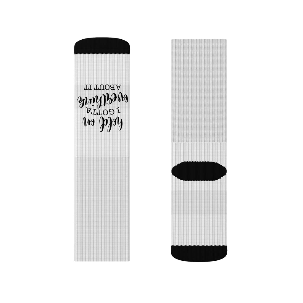 Personalized Photo Sublimation Socks — Custom Memory Photo Crew Socks