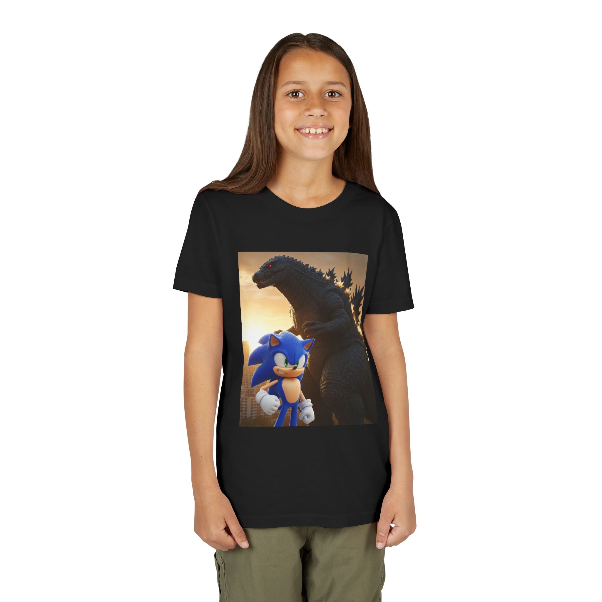 Youth Tee — Sonic & Mario vs. Monsters Movie Mashup
