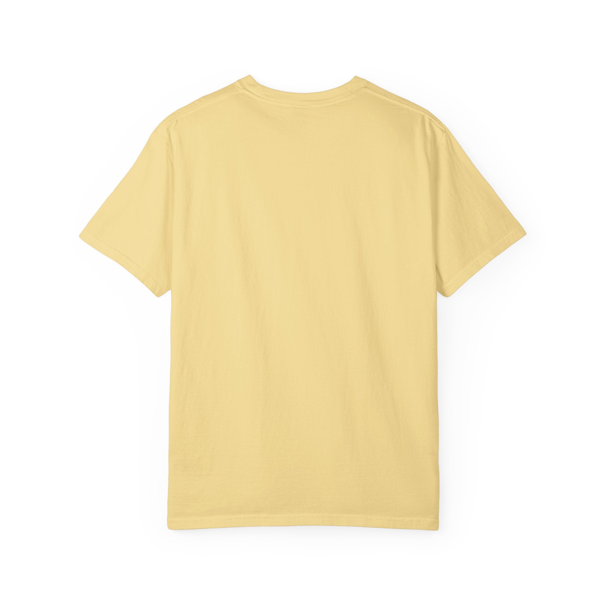 Geometric Mosaic Tee — Yellow, Teal & Black Patterned Graphic T-Shirt