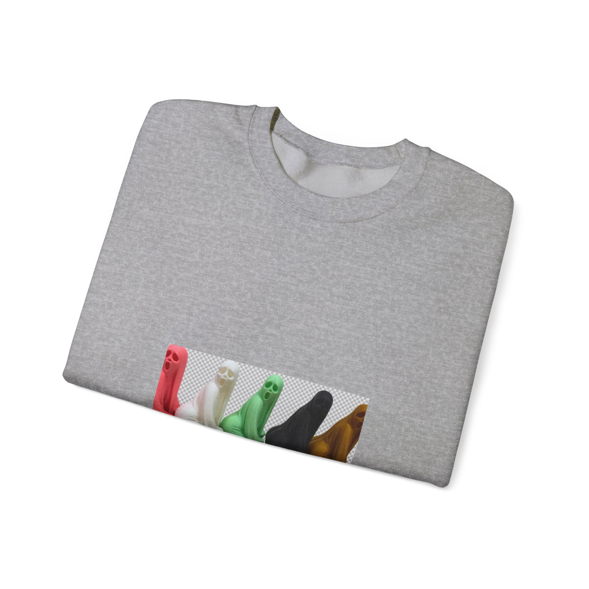 Spooky Squad Sweatshirt — Cute Colorful Halloween Ghost Crewneck