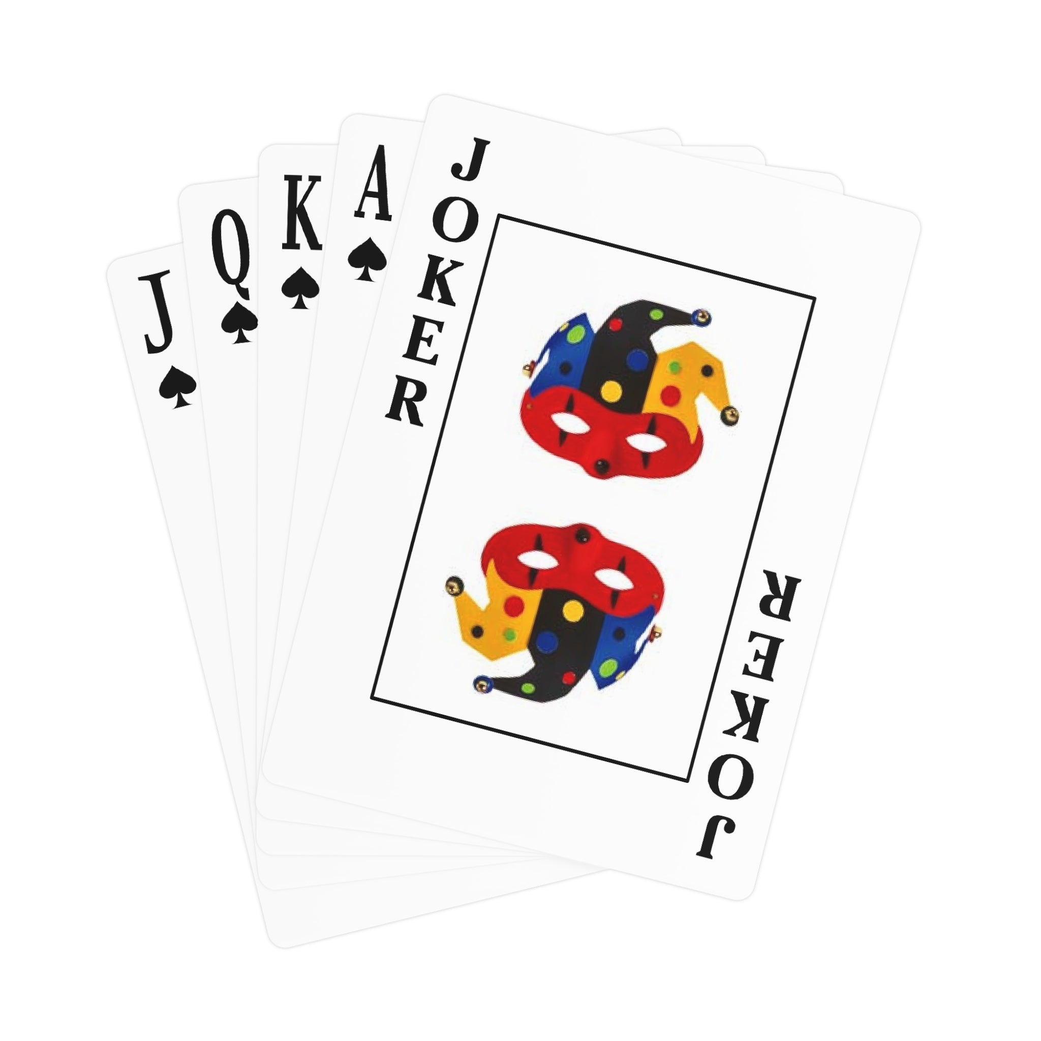 Poker Cards — Scenic Deer & Wolf Snowing Hill Design