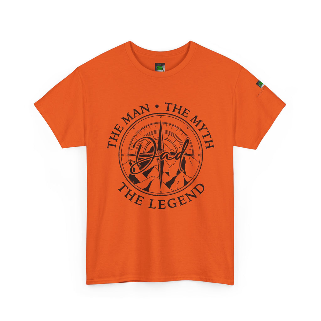Dad Badge T-Shirt — "The Man • The Myth • The Legend" Vintage Tee
