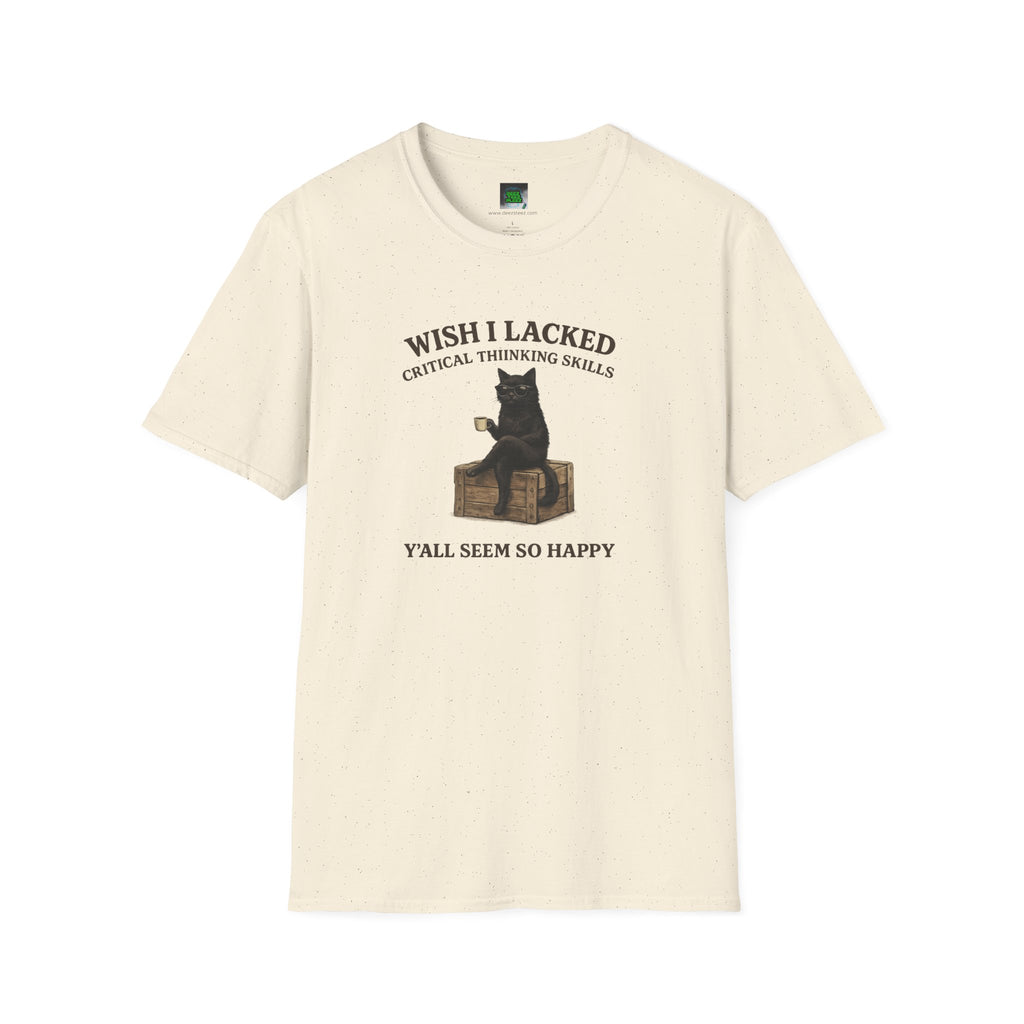 Unisex Softstyle T-Shirt "I Wish Cool Cat"
