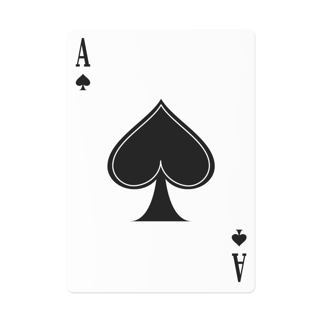 Poker Cards — Scenic Deer & Wolf Snowing Hill Design
