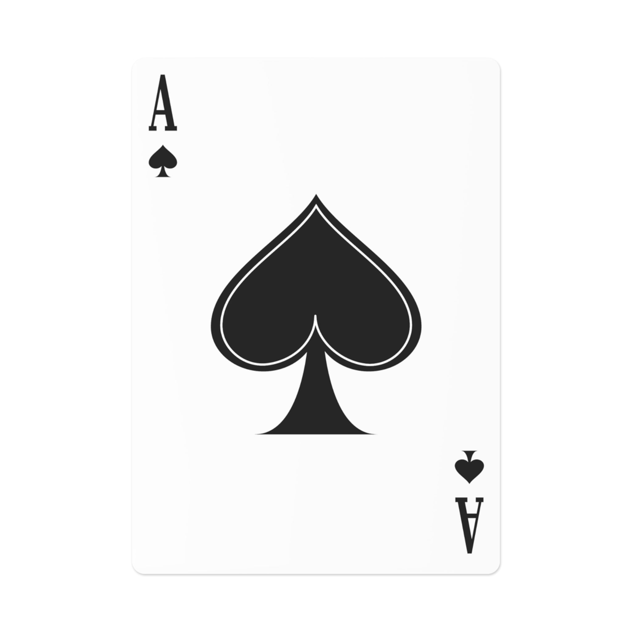 Poker Cards — Scenic Deer & Wolf Snowing Hill Design