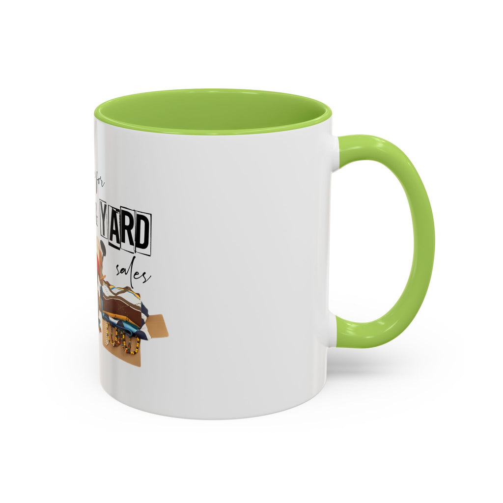 Garage & Yard Sale Coffee Mug — "I Brake for Garage & Yard Sales" Accent Mug