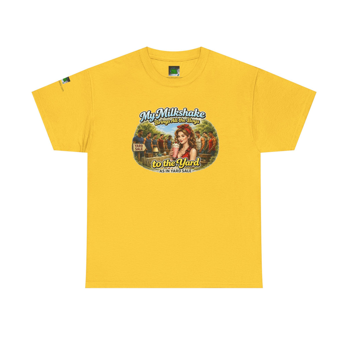 Vintage 'My Milkshake Brings All the Boys to the Yard' Graphic Tee