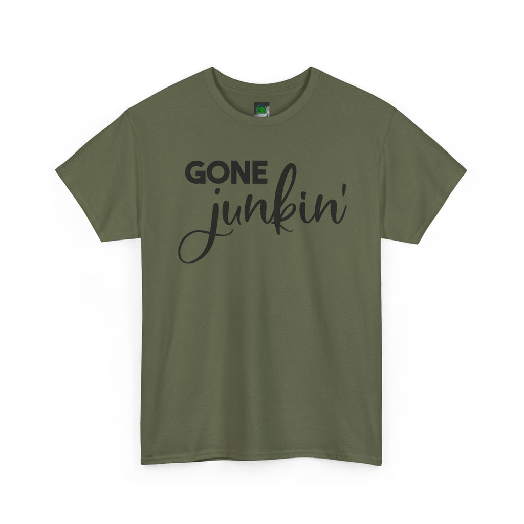 Gone Junkin' T-Shirt – Vintage Flea Market & Upcycling Tee