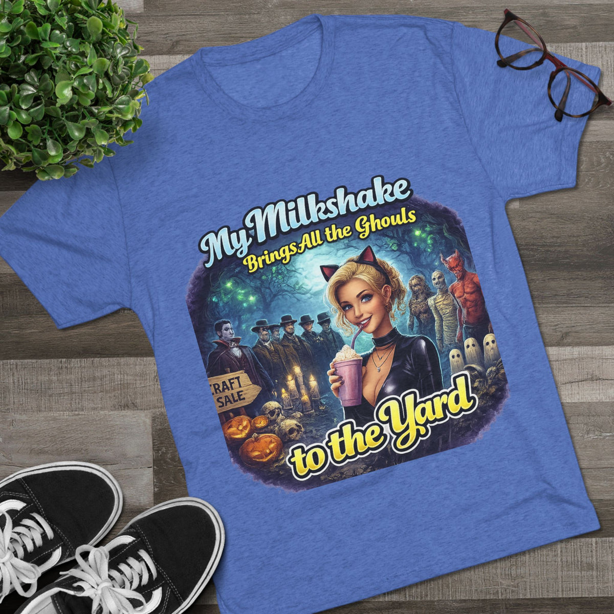 My Milkshake Brings All the Ghouls to the Yard Halloween Tee