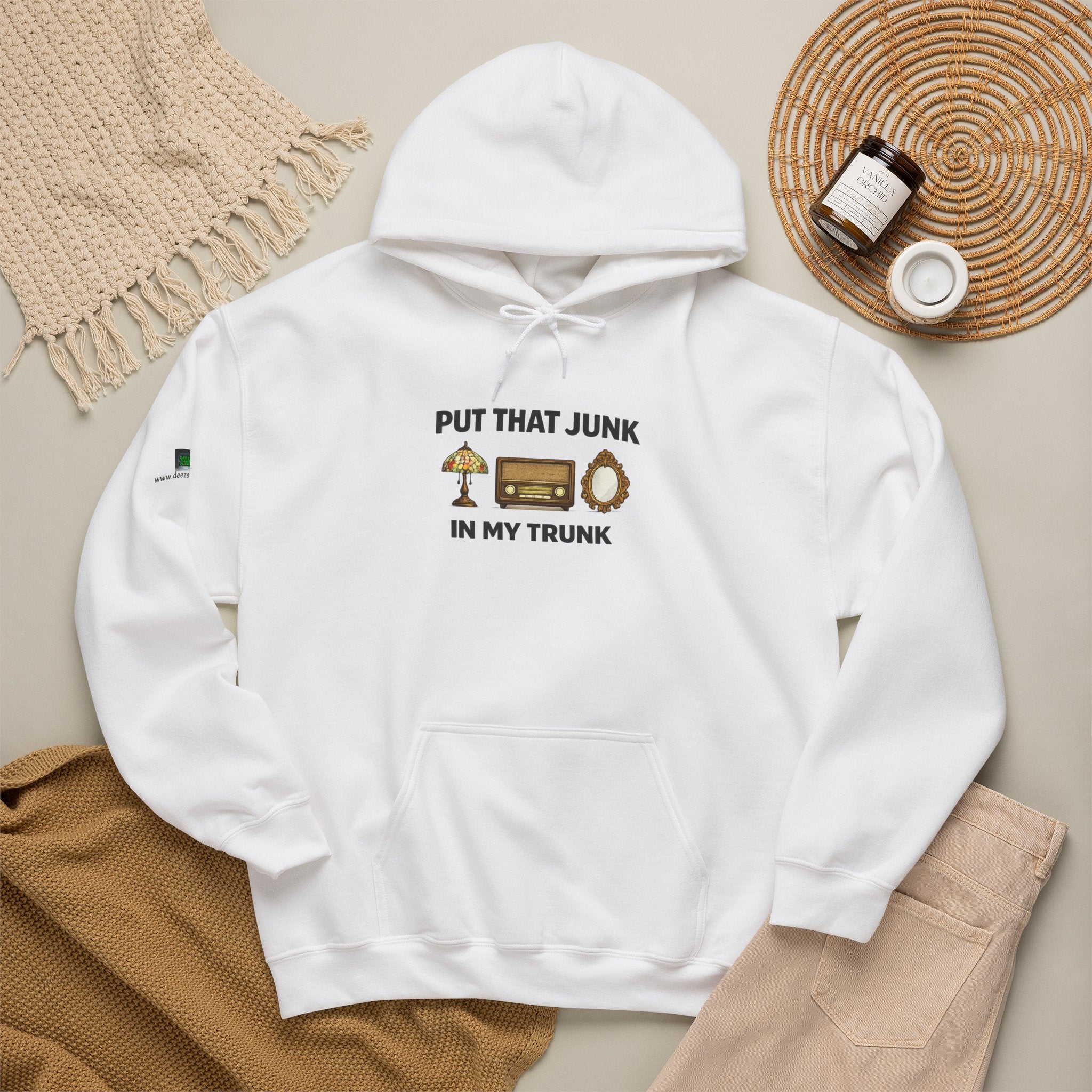 Hoodie “Put That Junk In My Trunk” Vintage RV Camping Graphic