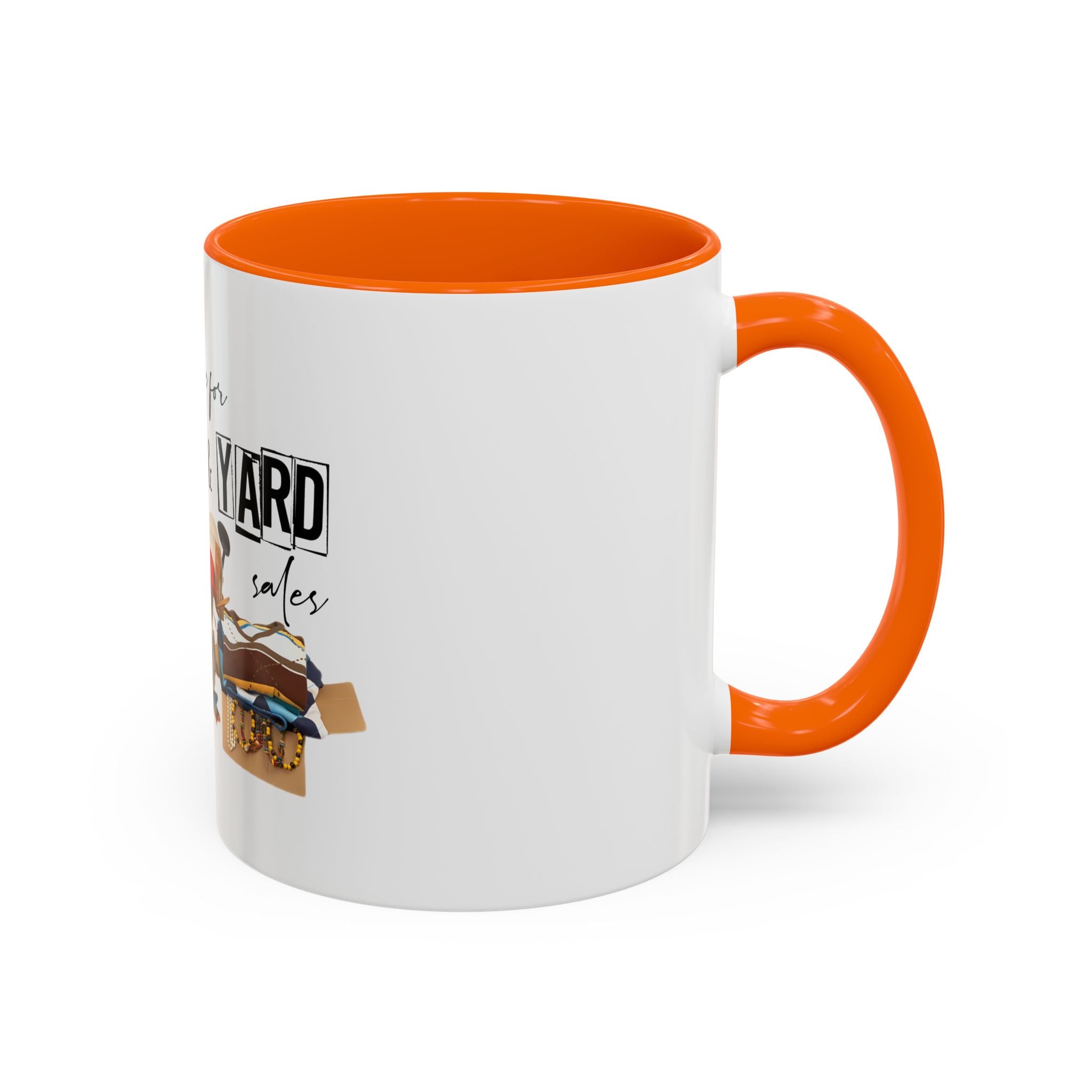 Garage & Yard Sale Coffee Mug — "I Brake for Garage & Yard Sales" Accent Mug